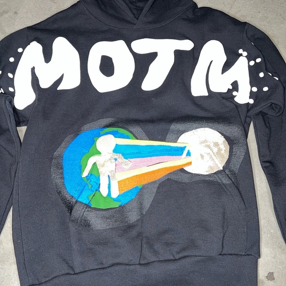 Kid Cudi CPFM MOTM Hoodie Size M Cactus Plant Man On The Moon Glow In The Dark. - Picture 2 of 8